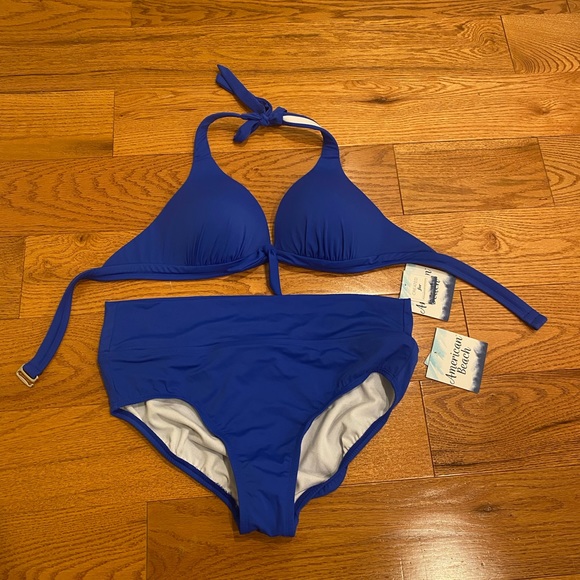 New Maurices American Beach bikini top and bottom size L - Picture 3 of 9